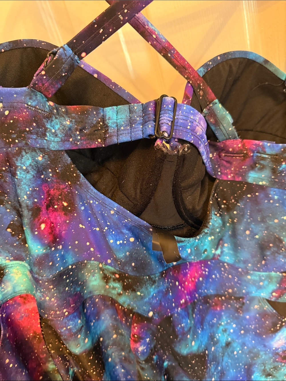 Torrid Vixen Collection Galaxy Mesh Underwire One Piece Swim Suit Sz 3X - Picture 5 of 13